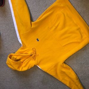 Yellow obey hoodie, selling to clear closet